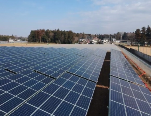 Furukawa City Solar Power Plant in Ibaraki Prefecture